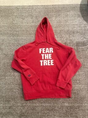 Jansport STANDFORD Red 'Fear The Tree' Pullover Hoodie
